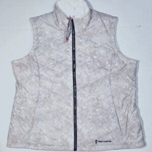 Free Country Reversible Vest Fleece Quilted Women's XXL